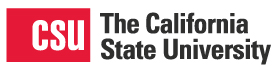 CSU wordmark two line version