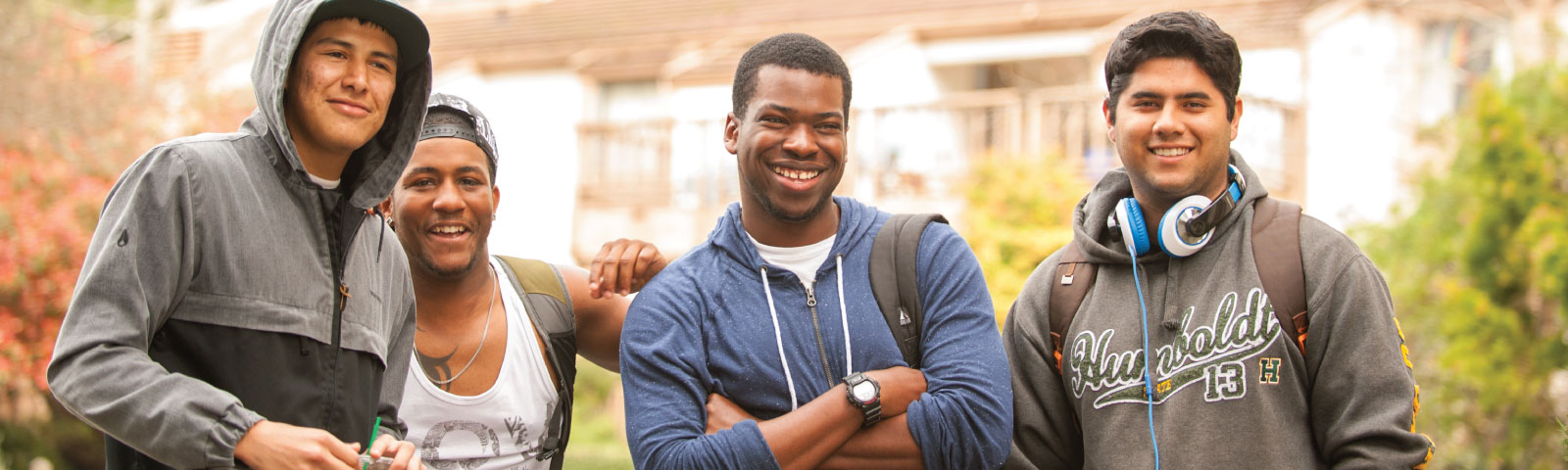 Group of male students